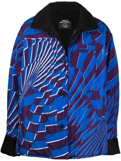 Stella Mccartney X Ed Curtis Unisex Shared 3 Alex Psychedelic Reversible Jacket In Multicolour