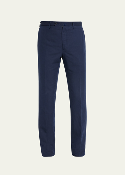 Incotex Slim-fit Cotton-blend Corduroy Trousers In Blue Scuro