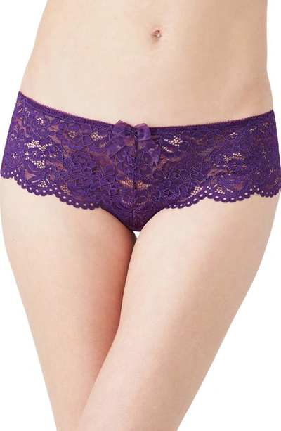 B.tempt'd By Wacoal 'ciao Bella' Tanga In Grape Royale