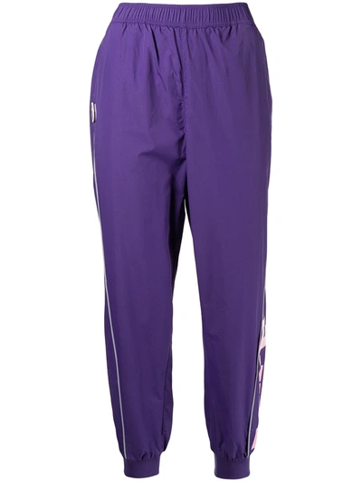 Aape By A Bathing Ape Tapered Track Trousers In Purple