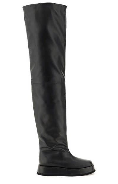 Gia Borghini Rosie 10 Gia Couture X Rosie Huntington Whiteley Boots In Black