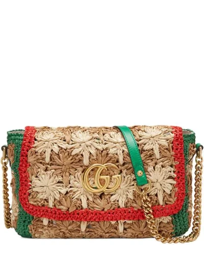 Gucci Gg Marmont Shoulder Bag In Multicolour