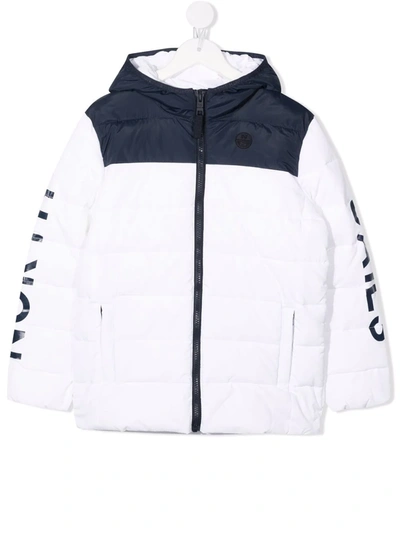 North Sails Kids Between-seasons Jacket For Boys In White