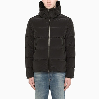 Herno Laminar Black Nylon Zipped Down Jacket