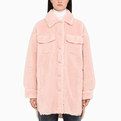 Stand Studio Pink Single-breasted Coat