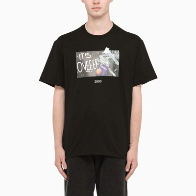 Throwback Black T-shirt With Carter Print