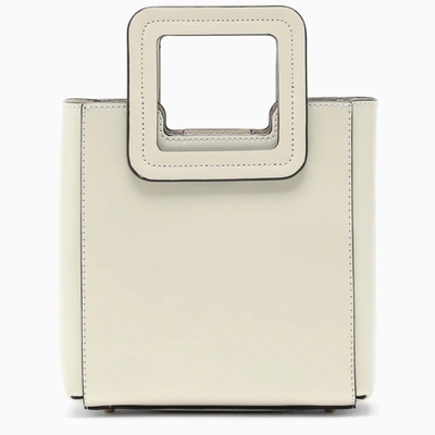 Staud Cream Shirley Mini Tote In Beige