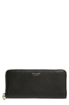 Kate Spade Margaux Leather Continental Wallet In Black