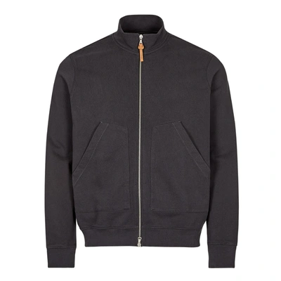Albam Motormans Pigment Dyed Jacket Charcoal In Black