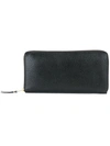 Comme Des Garçons Zipped Around Wallet In Black
