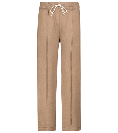 Agolde 90's Cotton-blend Sweatpants In Toffee Heather