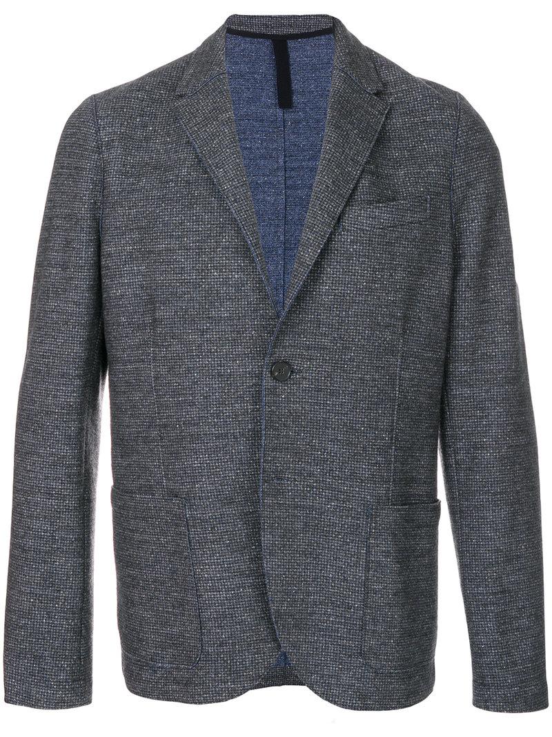 Harris Wharf London Curved Tailored Jacket Blue ModeSens