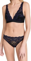Wacoal Instant Icon Stretch-lace Bralette In Black Eclipse