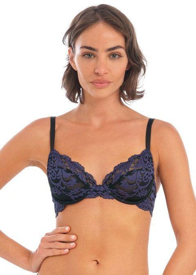 Wacoal Instant Icon Underwire Bra In Black Eclipse