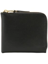 Comme Des Garçons Homme Deux Zip Around Wallet In Black