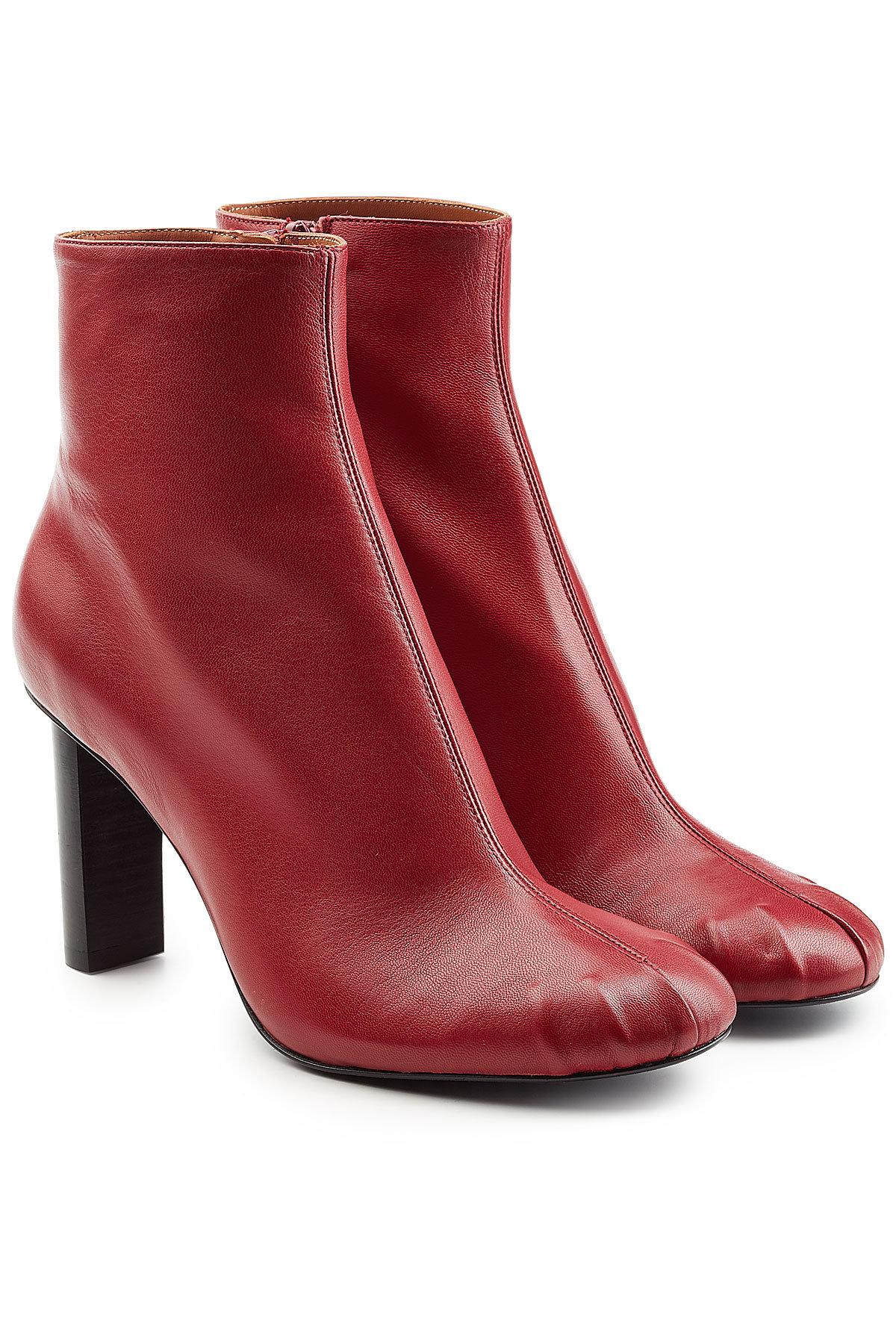 joseph leather ankle boots