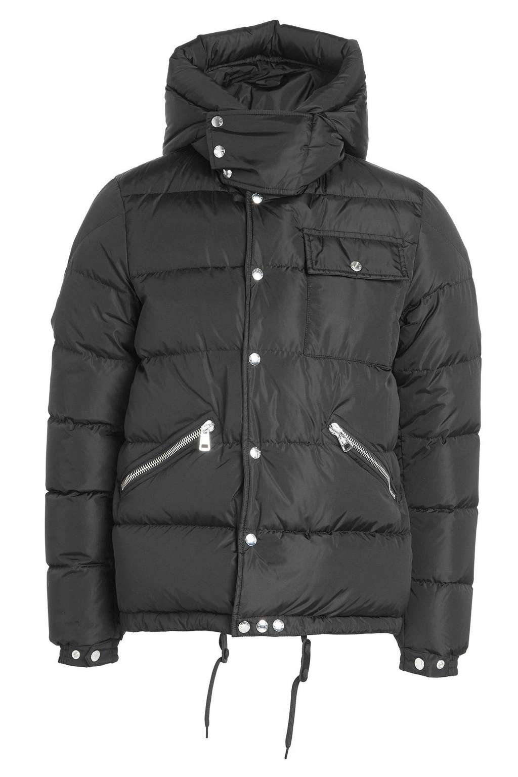 Moncler Lioran Quilted Down Jacket With Hood In Black | ModeSens