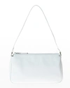 Joanna Maxham Zip Leather Shoulder Bag In White