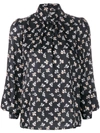 Marc Jacobs Patterned Blouse In Black