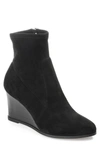 Journee Collection Hepburn Wedge Bootie In Black