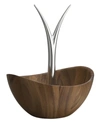 Nambe Gourmet Fruit Tree Bowl In Brown