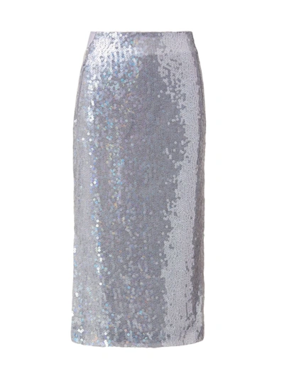 Akris Sequin Knee-length Pencil Skirt In Light Melange