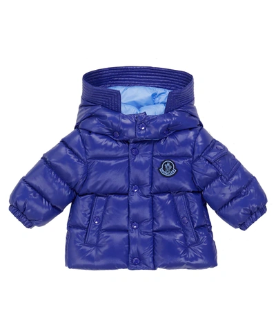 Moncler Baby Luce Down Jacket In Blue