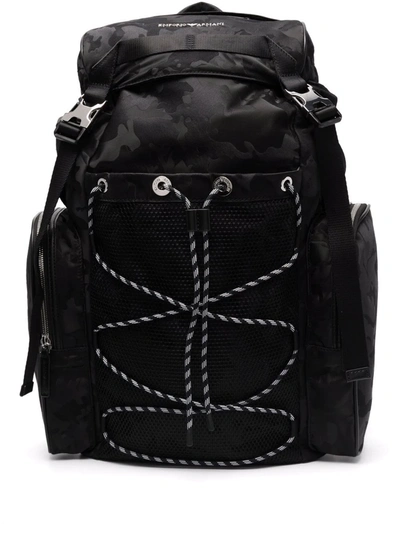 Emporio Armani Camouflage Multipocket Backpack