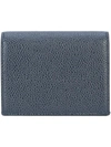 Thom Browne Double Card Holder In Blue