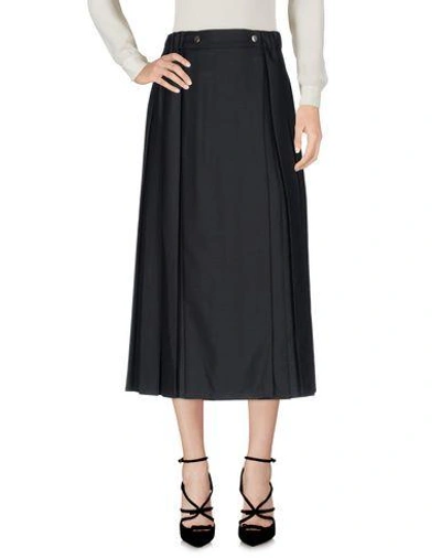 Maison Kitsuné 3/4 Length Skirts In Black