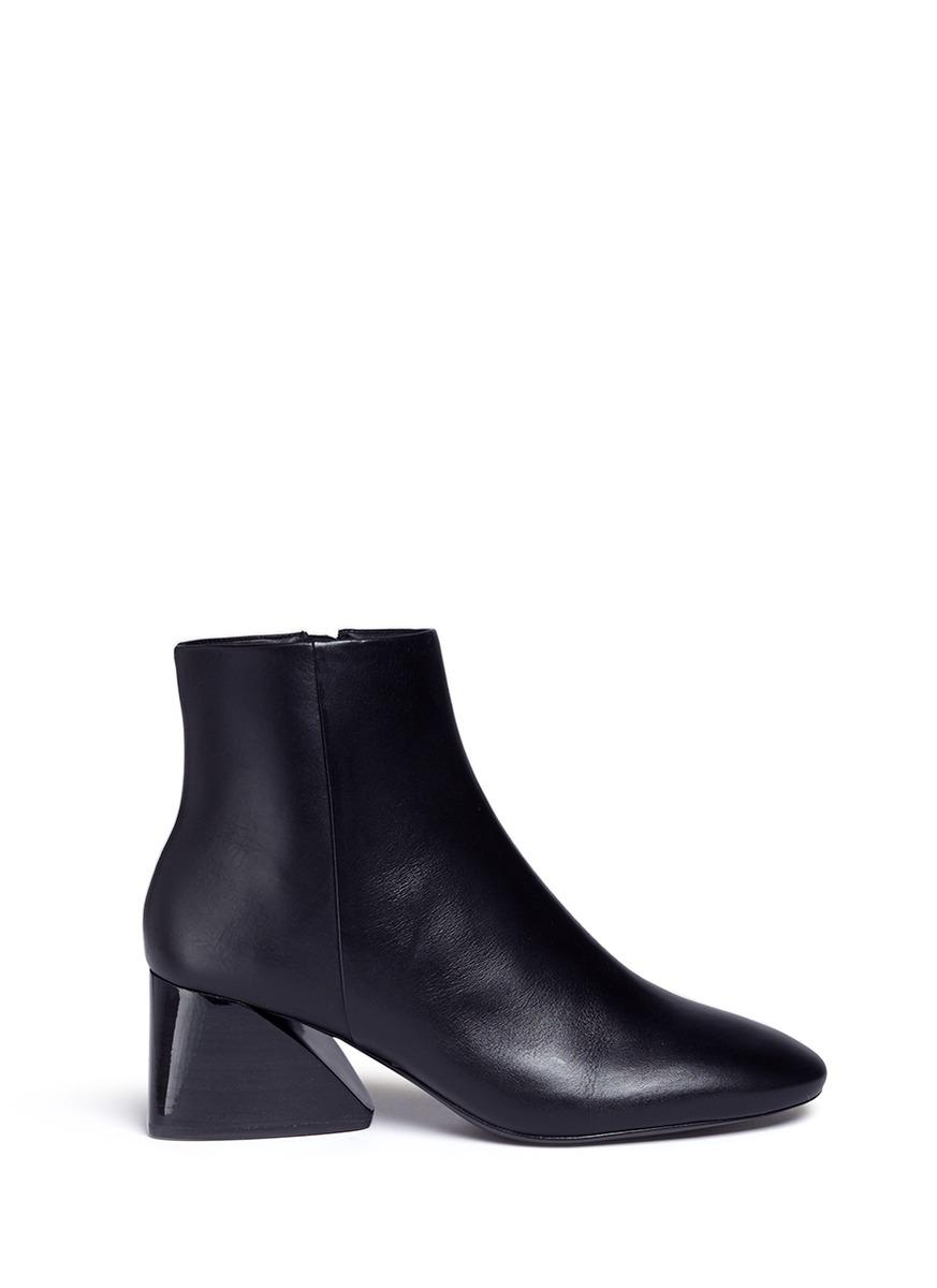 Mercedes Castillo 'kylerlow' Sculpted Heel Leather Ankle Boots | ModeSens