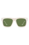 Givenchy Gv 54mm Square Sunglasses In Ivory