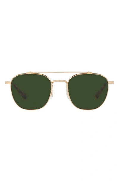 Oliver Peoples Mandeville 0ov1294st 531171 Square Sunglasses In Green
