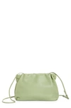 The Row Womens Dusty Green Bourse Leather Clutch Bag In Dusty Green Pld