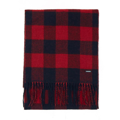 Woolrich Womens Red Other Materials Scarf