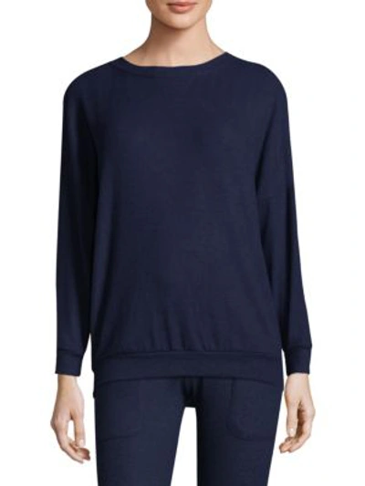 Joie Jennina Drop Shoulder Sweater In Peacoat