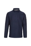 Trespass Mens Taddingley Half Zip Sweatshirt (navy) In Blue