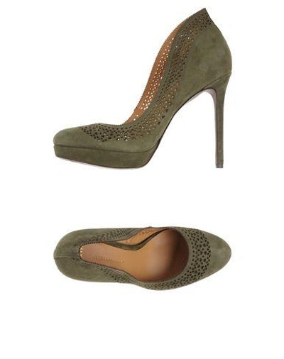 Aerin Pumps In Military Green