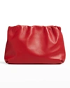 The Row Bourse Large Lambskin Clutch Bag In Lppld Lipstick