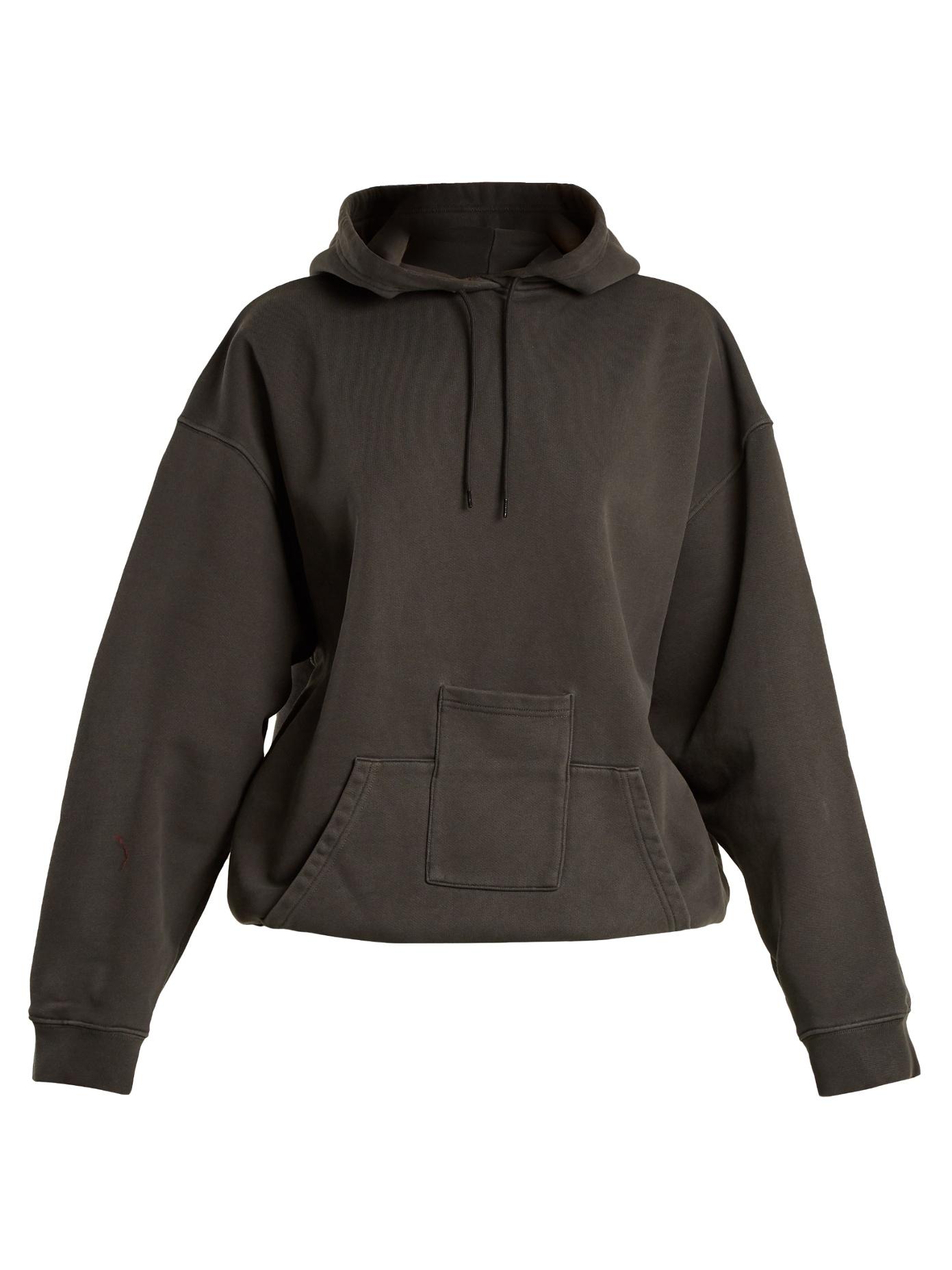 balenciaga hoodie dark grey