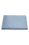 Matouk Talita 615 Thread Count Cotton Sateen Flat Sheet In Hazy Blue