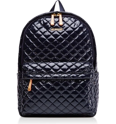 Mz Wallace Metro Backpack In Dawn Lacquer/gold