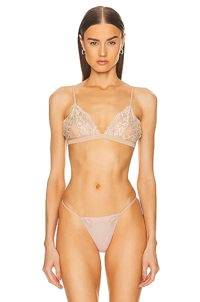 La Perla Reggiseno Triangle Bralette In Nude