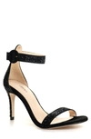 L'agence Gisele Ii Ankle Strap Sandal In Black