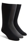 Calvin Klein 3-pack Microfiber Socks In Grey