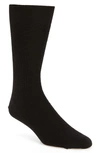 Cole Haan Distorted Texture Crew Socks In Black