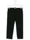 Dsquared2 Kids' Straight-leg Trousers In Black