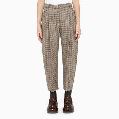 Stella Mccartney Beige Cavalry Trousers With Pence