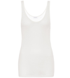 Saint Laurent Jersey Tank Top In White