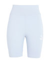 Puma Classic Legging Shorts In Pastel Blue-blues